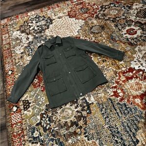 Women's Green Jean Jacket